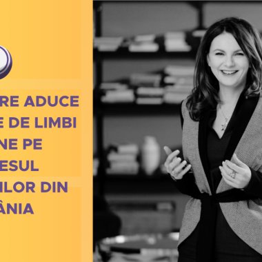 Femeia care aduce limbile străine pe înțelesul companiilor din România