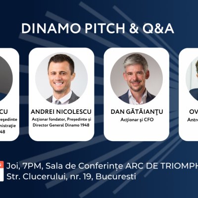 Premieră: Dinamo se listează oficial pentru finanțare pe SeedBlink pe 21 iunie