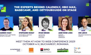 Experts from Calendly, HBO Max, GetYourGuide, Basecamp at How to Web this year