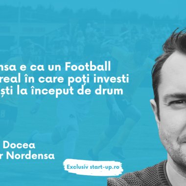 Nordensa, startup-ul care te lasă să susții jucători de fotbal tineri
