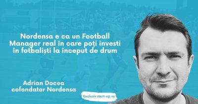 Nordensa, startup-ul care te lasă să susții jucători de fotbal tineri