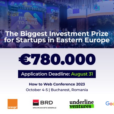 How to Web 2023: premiu-investiție de780.000 euro pentru câștigătorul Spotlight