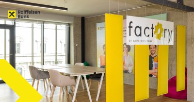 factory by Raiffeisen Bank pune la dispoziție 14 locuri în spații de coworking