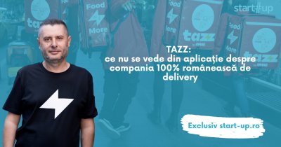 TAZZ: ce nu se vede din aplicație despre compania 100% românească de delivery