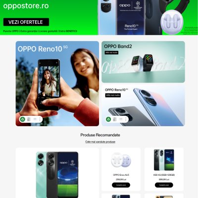 OPPO lansează propriul magazin online în România: vine cu reduceri de prețuri