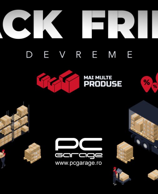 Când e Black Friday 2023 la PC Garage și ce produse sunt la reducere