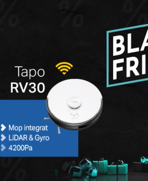 Routere și produse smart home TP-Link, la reducere de Black Friday