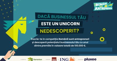 Premii de 100.000 de euro în competiția „Românii sunt antreprenori”