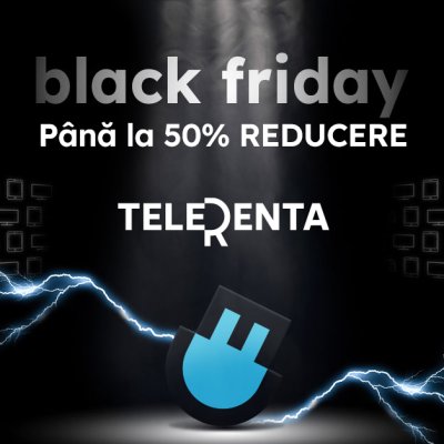 Telerenta organizează Black Friday la închiriat de electronice în România
