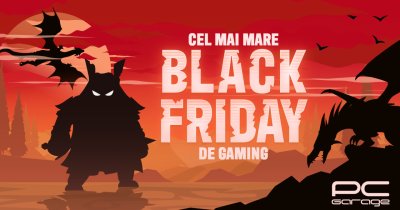 Black Friday de gaming la PC Garage - începe pe 10 noiembrie