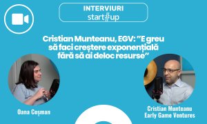 Cristian Munteanu, EGV: ”E greu să faci creștere exponențială fără să ai deloc resurse”