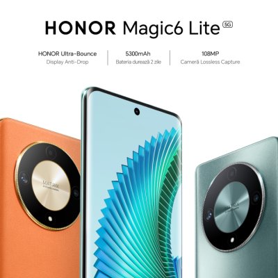 Honor Magic6 Lite - un nou telefon mid range cu design bun și rezistență