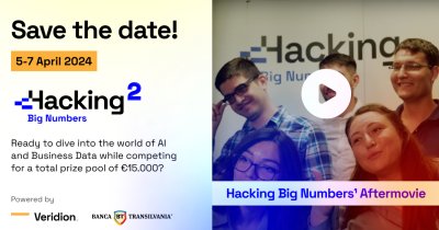 Hacking Big Numbers, ediția 2: premii de 15.000€ la competiția organizată de Veridion
