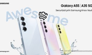 Samsung lansează telefoanele A55 și A35 cu procesoare Exynos și securitate Knox