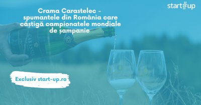 Carastelec - crama din România care câștigă campionatele mondiale de spumante