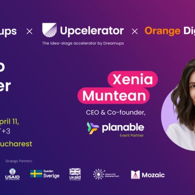 Founder Talk Dreamups la București cu Xenia Muntean de la Planable