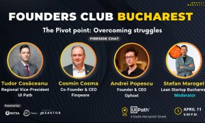 Poveștile de inovație a 3 fondatori de startups spuse la Founders Club Bucharest