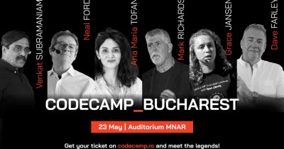 Codecamp: experți care au redefinit dezvoltarea software vin la București