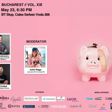 Fuckup Nights Bucharest - 23 mai: cine sunt antreprenorii de la eveniment