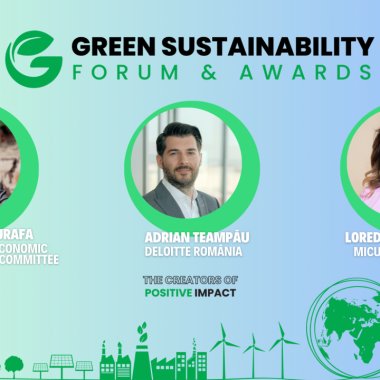 Green Sustainability Forum 2024: experți UE și Deloitte, printre speakeri