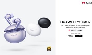 Căștile ieftine cu tehnologii de la cele Pro - Huawei FreeBuds 6i în România