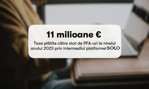 Statisticile SOLO: 11 mil. de euro din taxele utilizatorilor săi PFA la buget