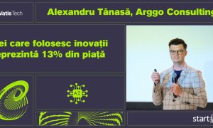 Alexandru Tănasă, Arggo: Cei care folosesc inovații reprezintă 13% din piață