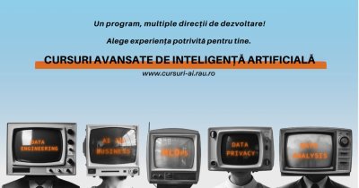 Universitatea Româno-Americană organizează cursuri postuniversitare de formare în AI