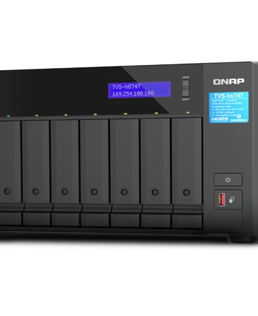 QNAP Thunderbolt 4 NAS TBS-h574TX și TVS-h874T, pentru studiouri și producție video