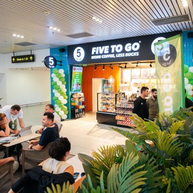 5 to go deschide 2 cafenele pe Otopeni într-un parteneriat cu City Grill