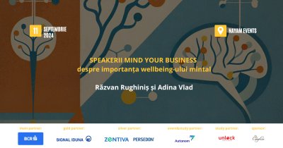 Speakerii Mind your Business despre importanța wellbeing-ului mintal