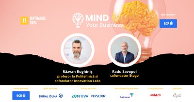 Radu Savopol și Răzvan Rughiniș - speakeri la Mind your Business