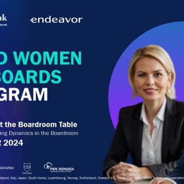 Women on Boards, program de leadership feminin de la BERD și Endeavor Romania