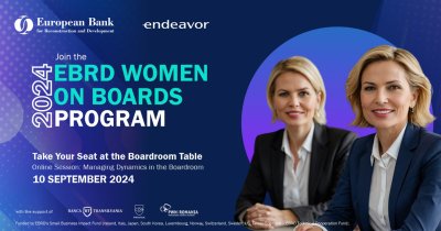 Women on Boards, program de leadership feminin de la BERD și Endeavor Romania