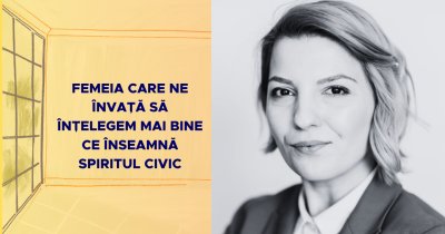 Femeia care ne învață să înțelegem mai bine ce înseamnă spiritul civic