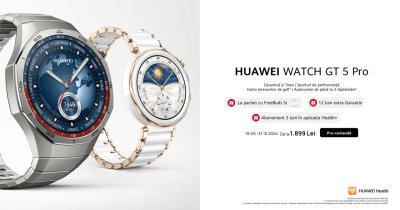 Huawei lansează noi ceasuri smart: Watch GT 5, Watch D2, dar și noi tablete