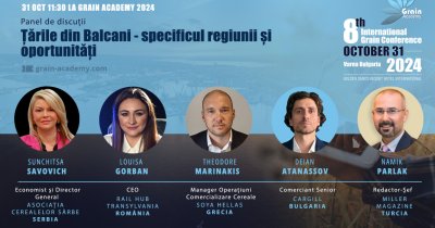 Grain Academy 2024: piața de cereale din Balcani și regiunea Mării Negre