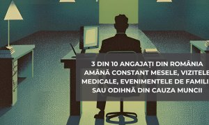 3 din 10 angajați din România amână constant lucruri personale din cauza muncii