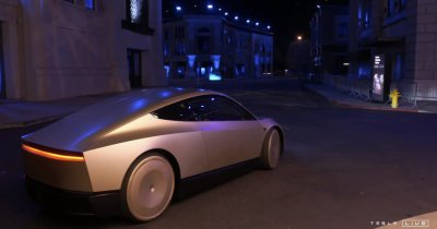 Tesla dezvăluie Cybercab: taxiul-robot, fără șofer, mult așteptat al lui Musk