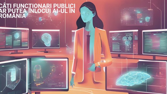 Câți funcționari publici ar putea înlocui AI-ul în România