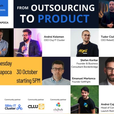 Evenimentul Launch Community Evening Cluj - de la outsourcing la produs