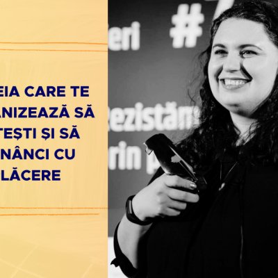 Femeia care te organizează să gătești și să mănânci cu plăcere