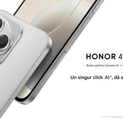 Honor 400 Lite e telefonul ieftin cu buton dedicat pentru cameră cu AI