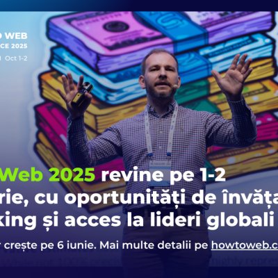 How to Web 2025: peste 3.000 de participanți sunt așteptați la București pe 1-2 octombrie