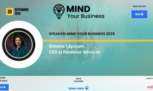 Speaker la Mind your Business 2025: Simona Lăpușan - CEO și fondator Mirro.io