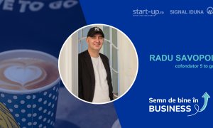 Semn de bine în business de la Radu Savopol, cofondator 5 to go