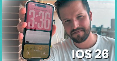 REVIEW iOS 26 - primele impresii despre cea mai mare schimbare de design Apple