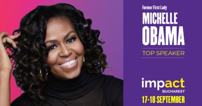Michelle Obama vine în România. Unde o poți vedea pe fosta Primă Doamnă a SUA