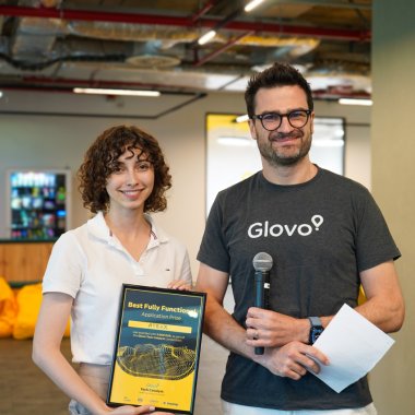 Câștigătorii Glovo - Tech Catalyst: transport marfă, ciclism și vot securizat