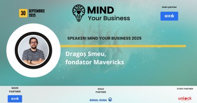 Speaker la Mind your Business 2025: Dragoș Smeu, fondator Mavericks